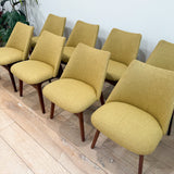 Set of 8 Adrian Pearsall Dining Chairs - New Upholstery