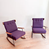 Wrought Iron Rocker - New Upholstery