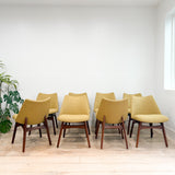 Set of 8 Adrian Pearsall Dining Chairs - New Upholstery