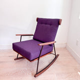 Wrought Iron Rocker - New Upholstery
