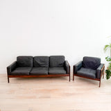H.W. Klein Rosewood Sofa + Chair Set