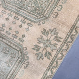 Beige/Mint Green Runner 2'11.5"x11'