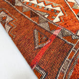 Burnt Orange/Grey Runner 2'7.5"x9'3"