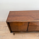 Mid Century Diamond Front Dresser