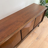 Mid Century Diamond Front Dresser