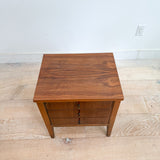 Mid Century Walnut Nightstand