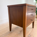 Mid Century Walnut Nightstand