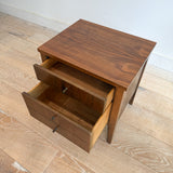 Mid Century Walnut Nightstand