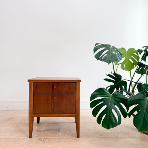 Mid Century Walnut Nightstand