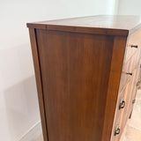 Mid Century Highboy Dresser - Stunning Wood Grain