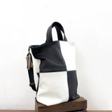 Checkered Tote - Black/White