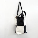 Checkered Tote - Black/White