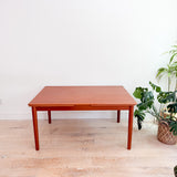 Danish Teak Expandable Dining Table