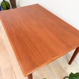 Danish Teak Expandable Dining Table