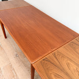 Danish Teak Expandable Dining Table