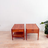 Pair of Mid Century Heritage End Tables