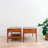 Pair of Mid Century Heritage End Tables