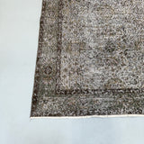 Grey/Brown Turkish Rug - 6’4x9’11