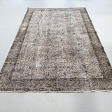 Grey/Brown Turkish Rug - 6’4x9’11