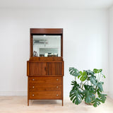 Richardson Nemschoff Walnut Hutch w/ Vanity