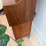 Richardson Nemschoff Walnut Hutch w/ Vanity