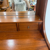 Richardson Nemschoff Walnut Hutch w/ Vanity