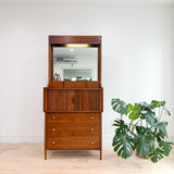 Richardson Nemschoff Walnut Hutch w/ Vanity