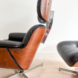 Vintage Eames Style Lounge Chair + Ottoman