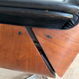 Vintage Eames Style Lounge Chair + Ottoman