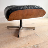 Vintage Eames Style Lounge Chair + Ottoman
