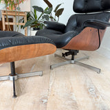 Vintage Eames Style Lounge Chair + Ottoman