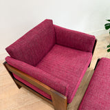 Tobia Scarpa Style Chair + Ottoman