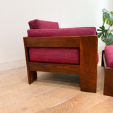 Tobia Scarpa Style Chair + Ottoman