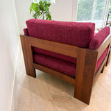Tobia Scarpa Style Chair + Ottoman