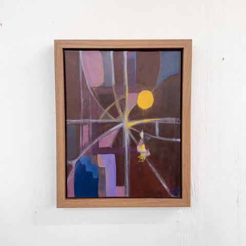 Street Light by Ruby Neu- Original Painting