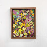 Flower Pond by Ruby Neu- Original Painting