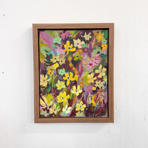 Flower Pond by Ruby Neu- Original Painting