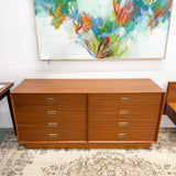 Vintage Danish Teak 8 Drawer