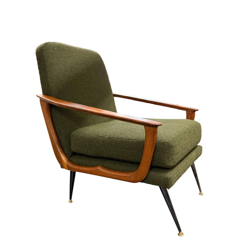 Mid Century Lounger New Upholstery