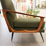 Mid Century Lounger New Upholstery