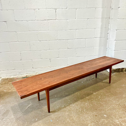 Kipp Stewart for Drexel Walnut Coffee Table