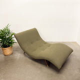 Mid Century Wave Chaise - New Gr. Upholstery