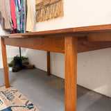 Danish Teak Dining Room Table with Hidden Leaves