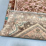 Turkish Runner - Pale Pink/Brown - 2'5x9'11