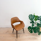 Rare Arthur Umanoff Chair - New Leather (B)