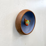 Embroidered Cardinal | Periwinkle