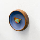 Embroidered Cardinal | Periwinkle