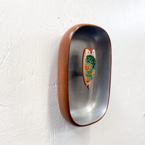 Embroidered Owl | Silver