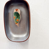 Embroidered Owl | Silver