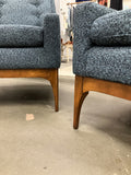 Pair Of Mid Century Lounge Chairs